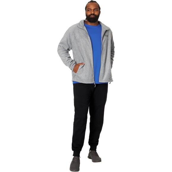 COLUMBIA MENS BIG & TALL FULL ZIP STEENS MOUNTAIL FLEECE JACKET NWT GRAY - Picture 1 of 5